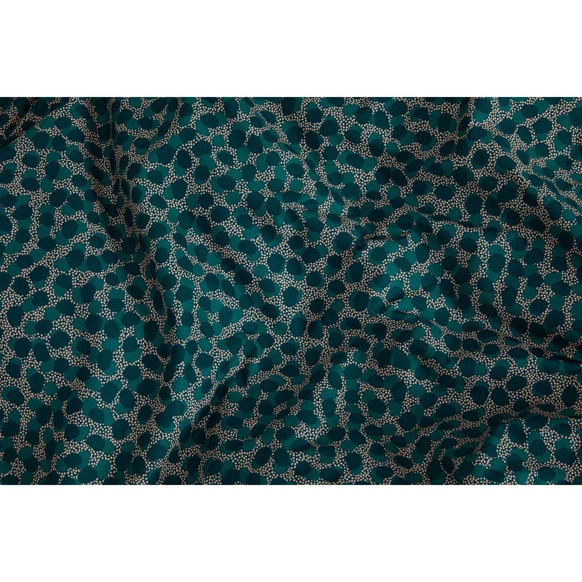 Annie Cotton Duvet Cover + 2 Pillowcases, King, Peacock Green – image 7