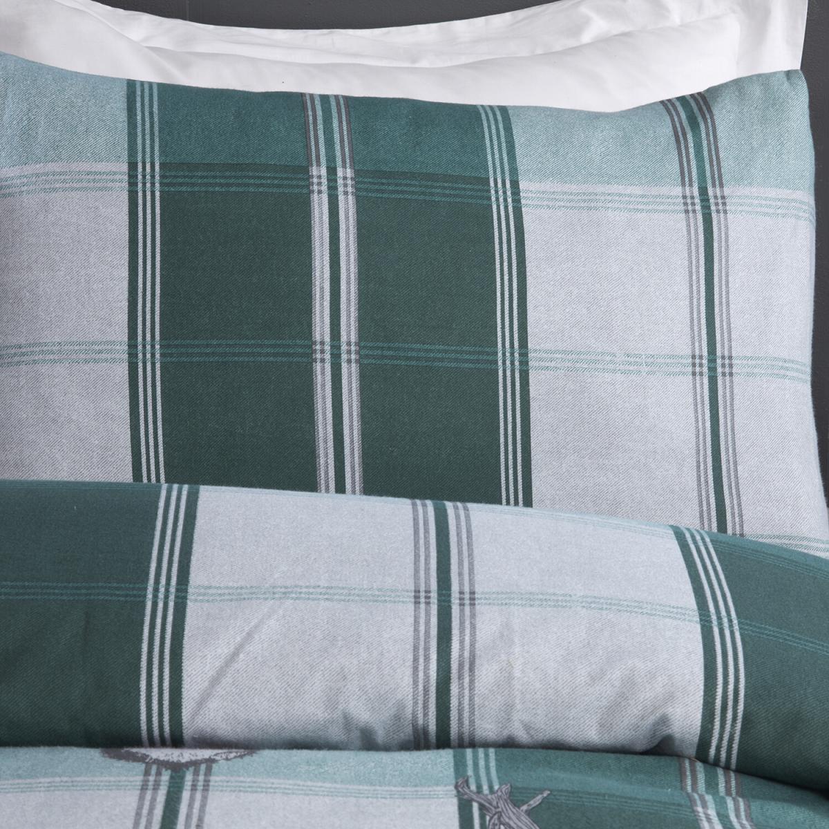 Fraser Check Duvet Cover and Pillowcase Set - King – image 2