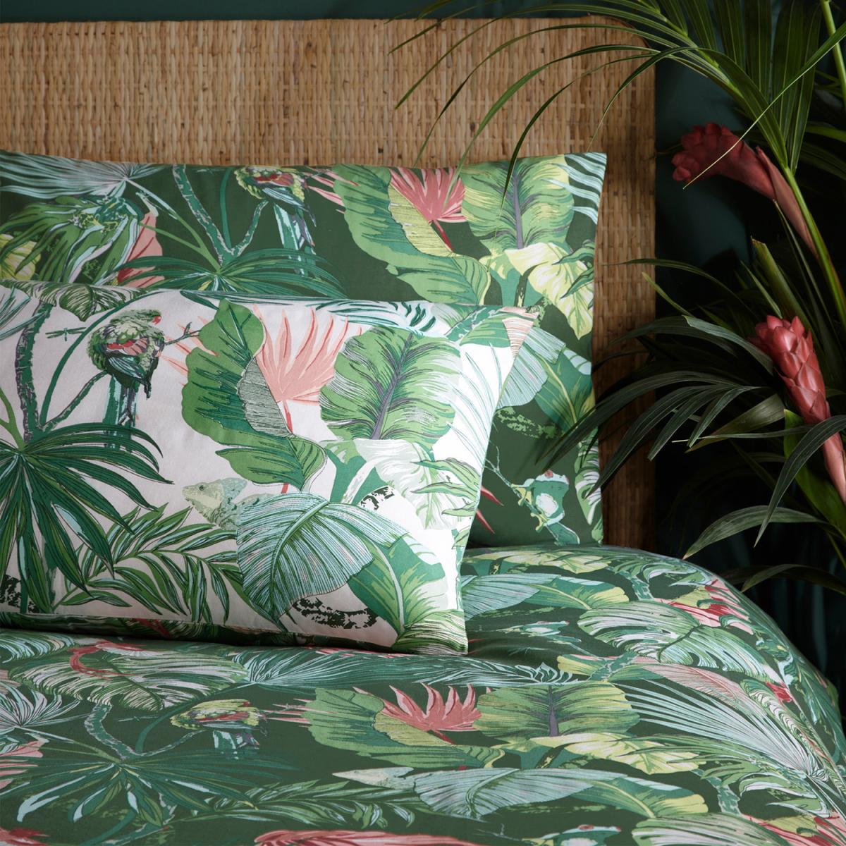 Rainforest Floral Duvet Cover Set - King – image 2