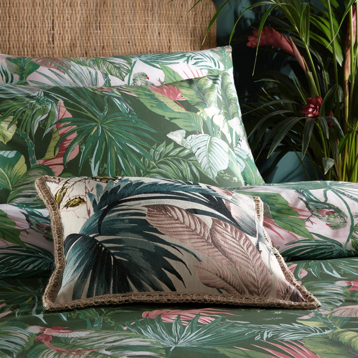Rainforest Floral Duvet Cover Set - King – image 4