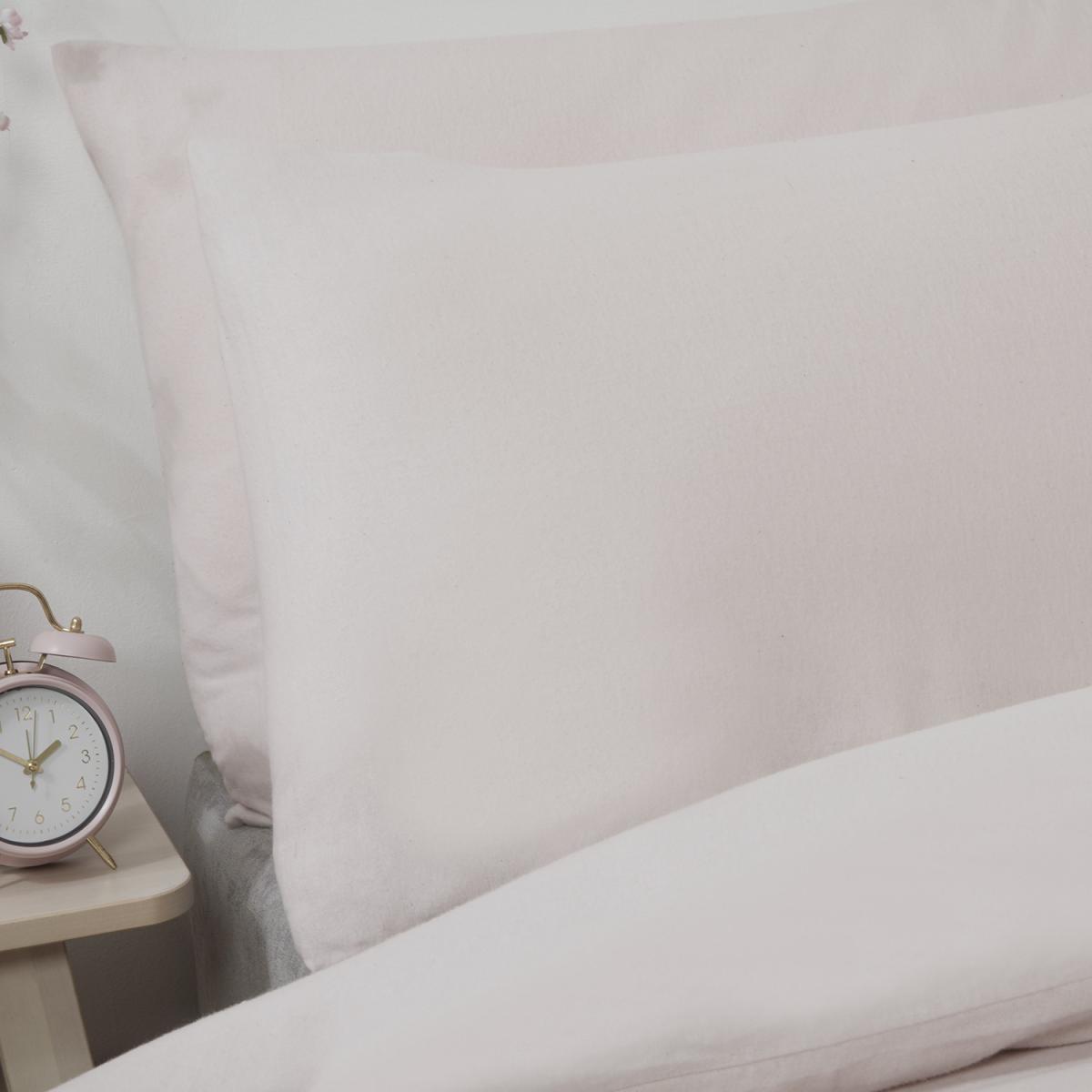 Flannelette Duvet Cover and Pillowcase Set - Navy / King – image 9