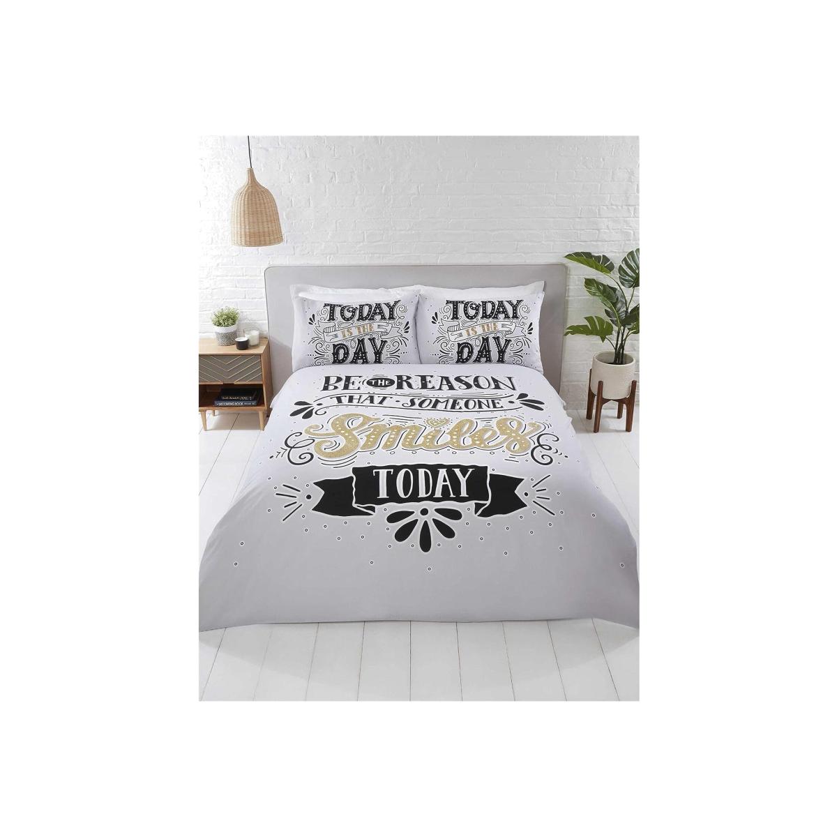 Today Is The Day Duvet Cover Bedding Set - Multi / King