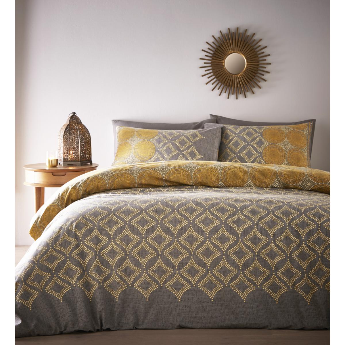 Joel Duvet And Pillowcase Set - Purple / King – image 5