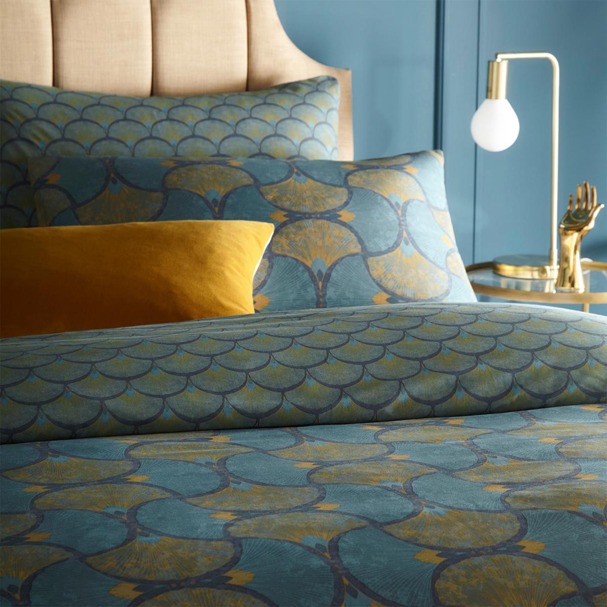 Geometric Fans Duvet Cover Set - King – image 2