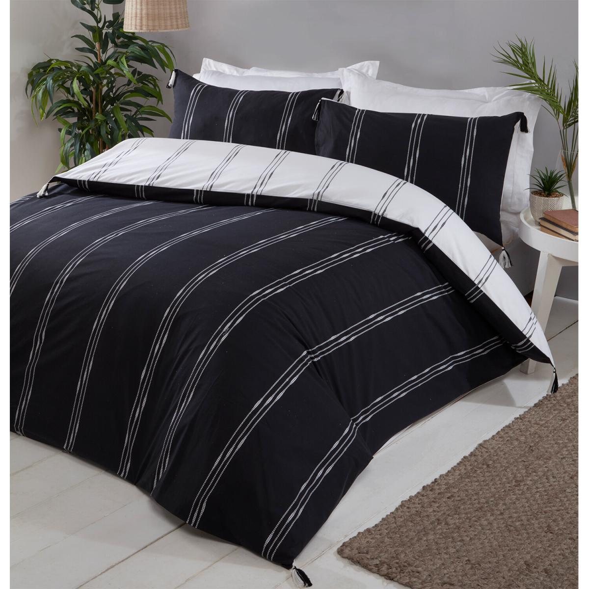 Discovery Stripe Duvet Cover and Pillowcase Set - King – image 3
