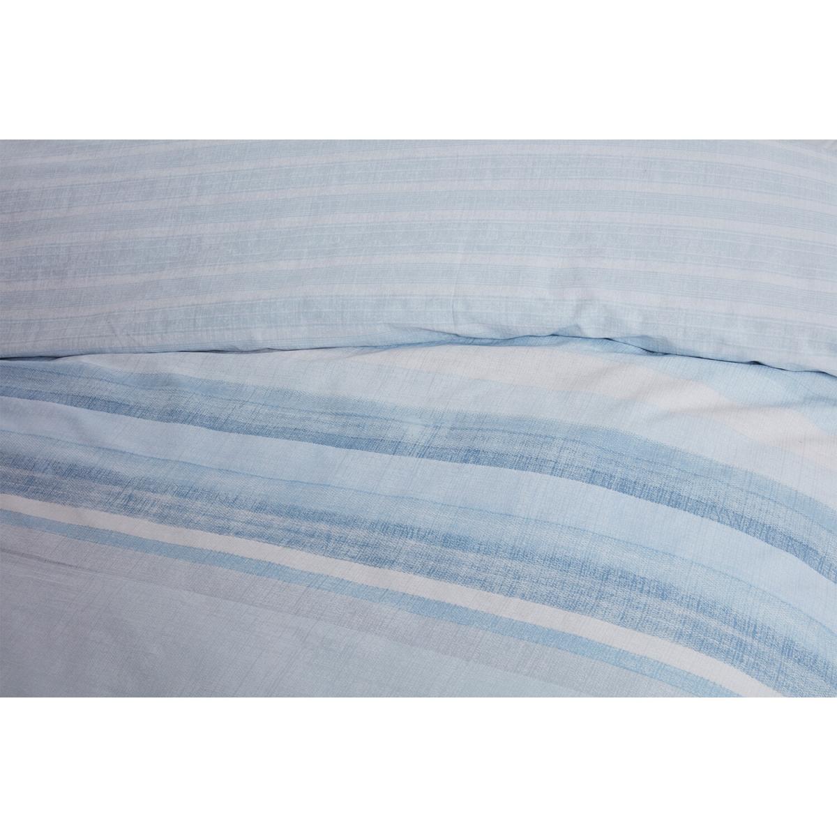 Ocean Stripe Duvet Cover and Pillowcase Set - King – image 5