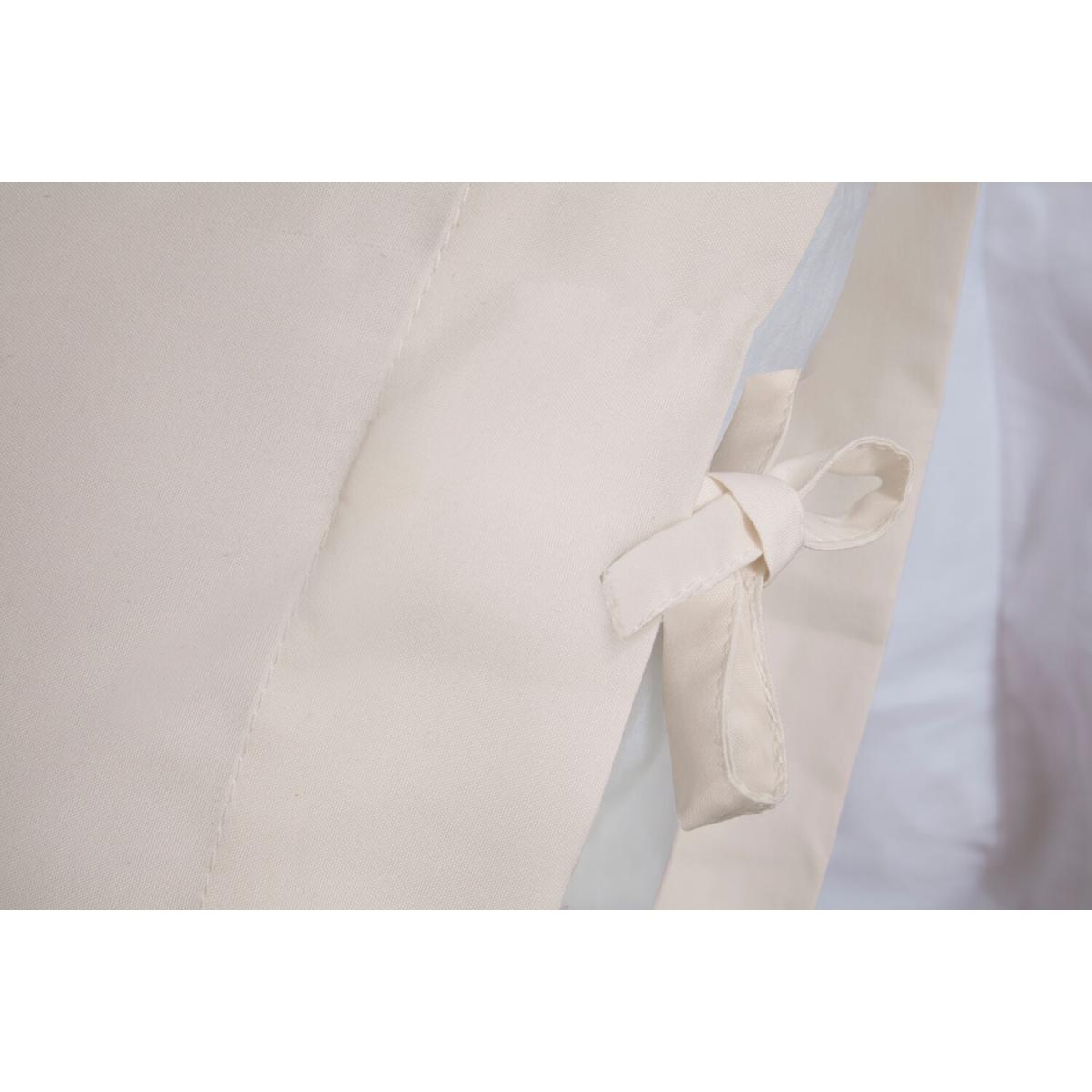 My Home Moda Tied Duvet Cover and Pillowcase Set - Natural / King size – image 4