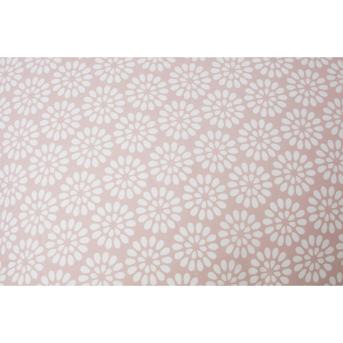 Geo Blossom Duvet Cover and Pillowcase Set - Blush / King – image 4