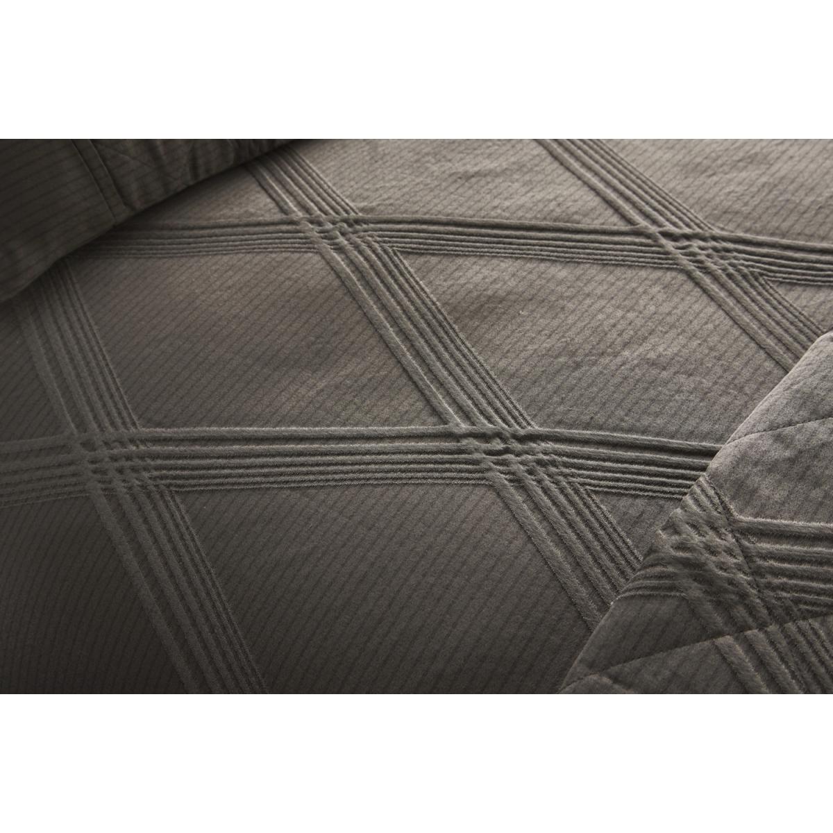 Orlando Duvet Cover and Pillowcase Set - Grey / King – image 2