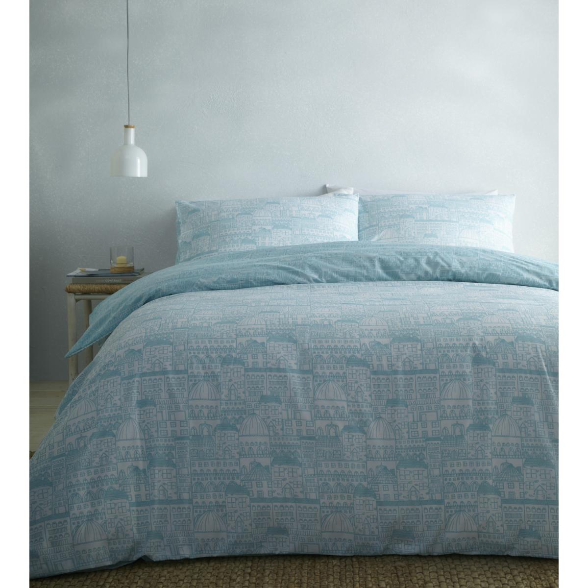 Old Town Duvet And Pillowcase Set - Blue / King – image 4
