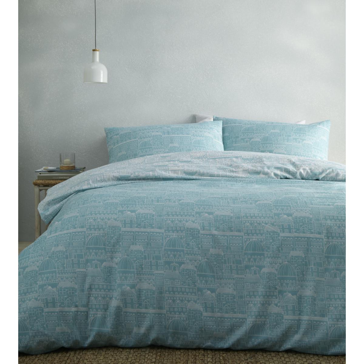 Old Town Duvet And Pillowcase Set - Blue / King – image 1