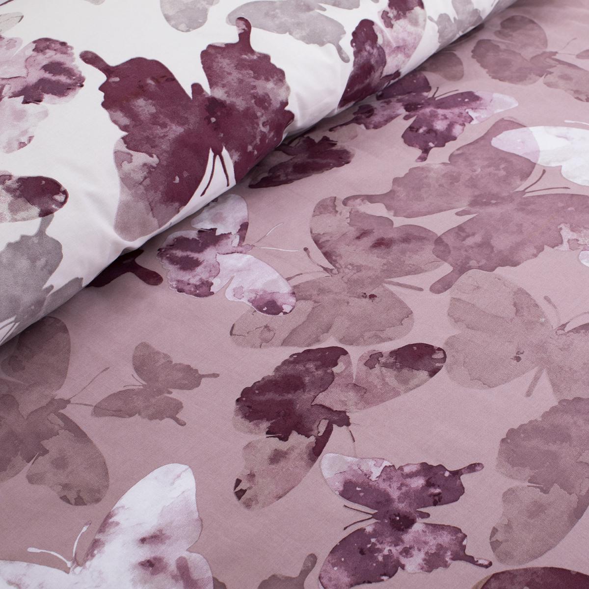 Mariposa Butterfly Duvet Cover and Pillowcase Set - Rose / King – image 4