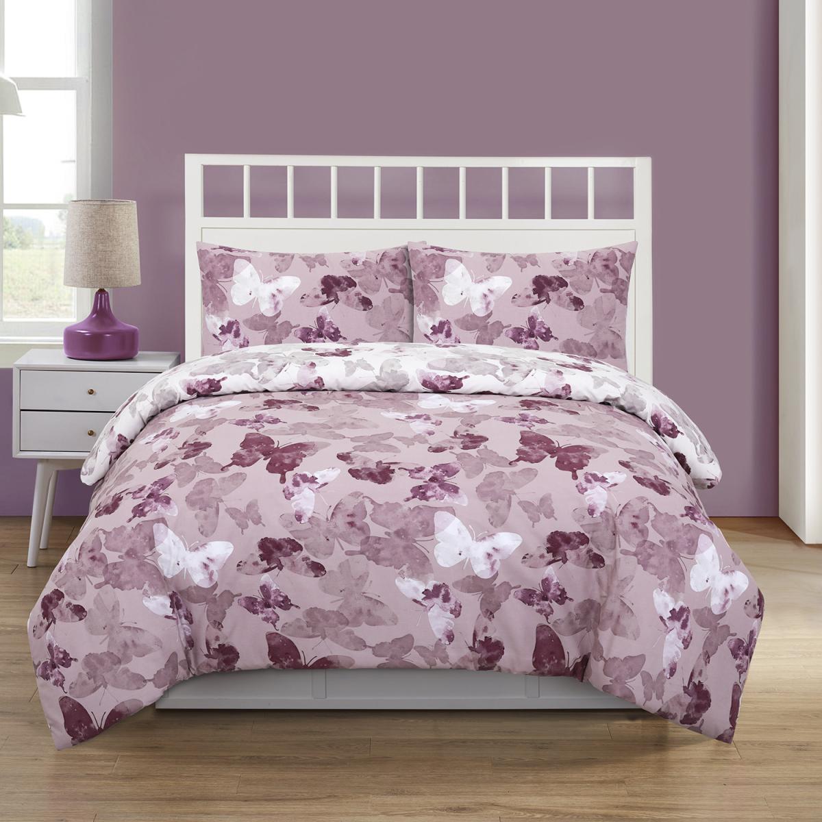Mariposa Butterfly Duvet Cover and Pillowcase Set - Rose / King – image 5
