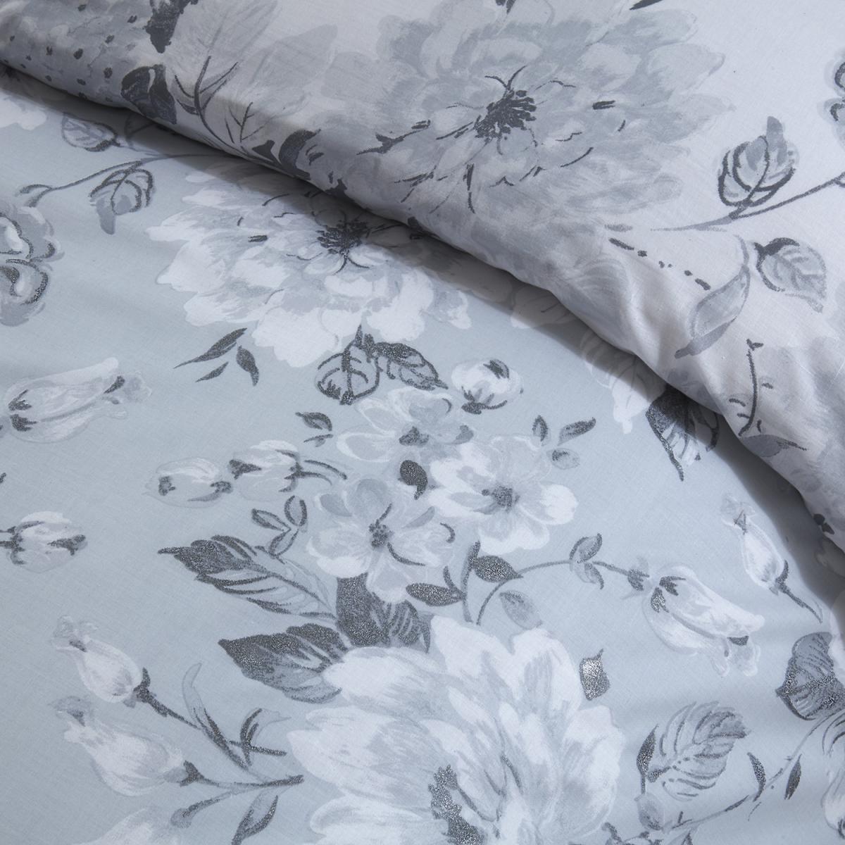 Bella Duvet Cover and Pillowcase Set - Grey / King – image 4