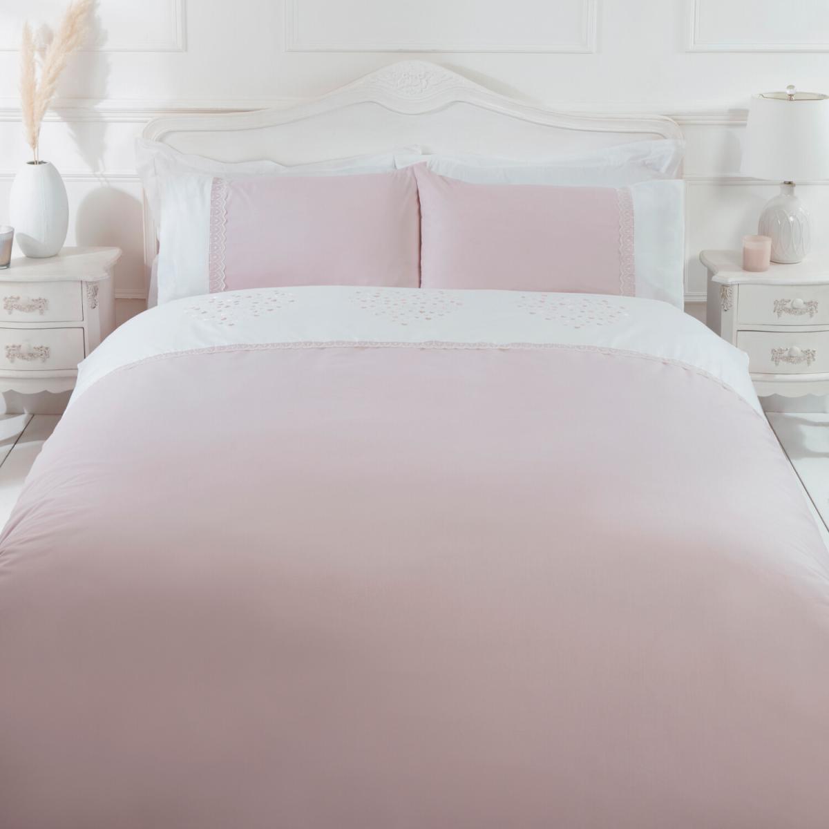 Esme Embroidered Pillowcase and Duvet Set - King – image 5