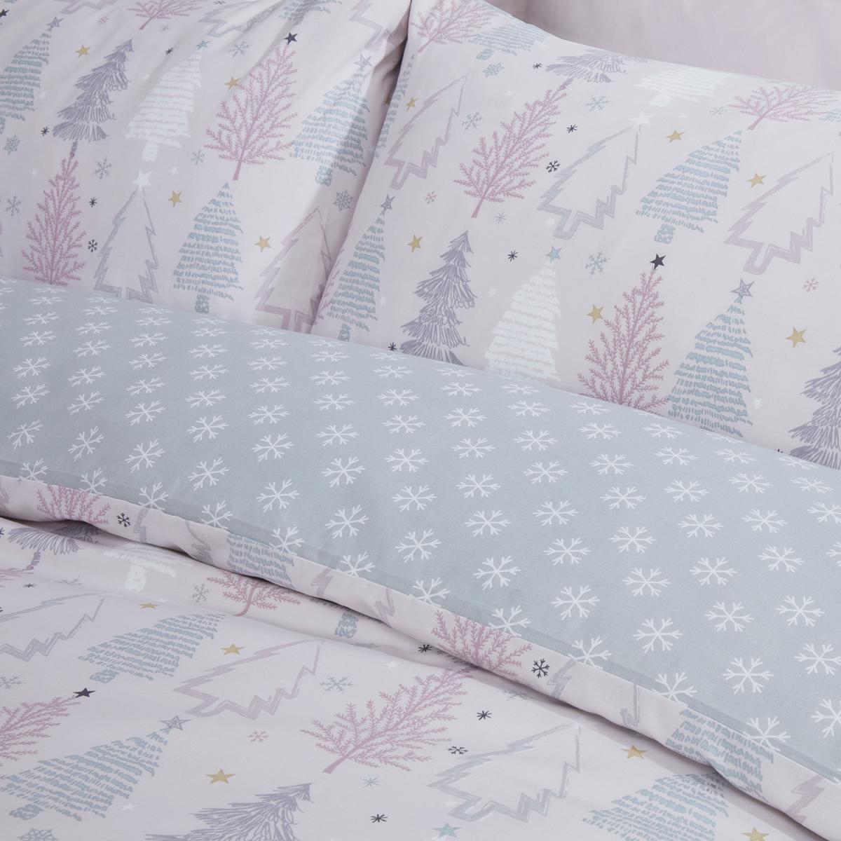Sugar Forest Duvet Cover and Pillowcase Set - Blush / King – image 3