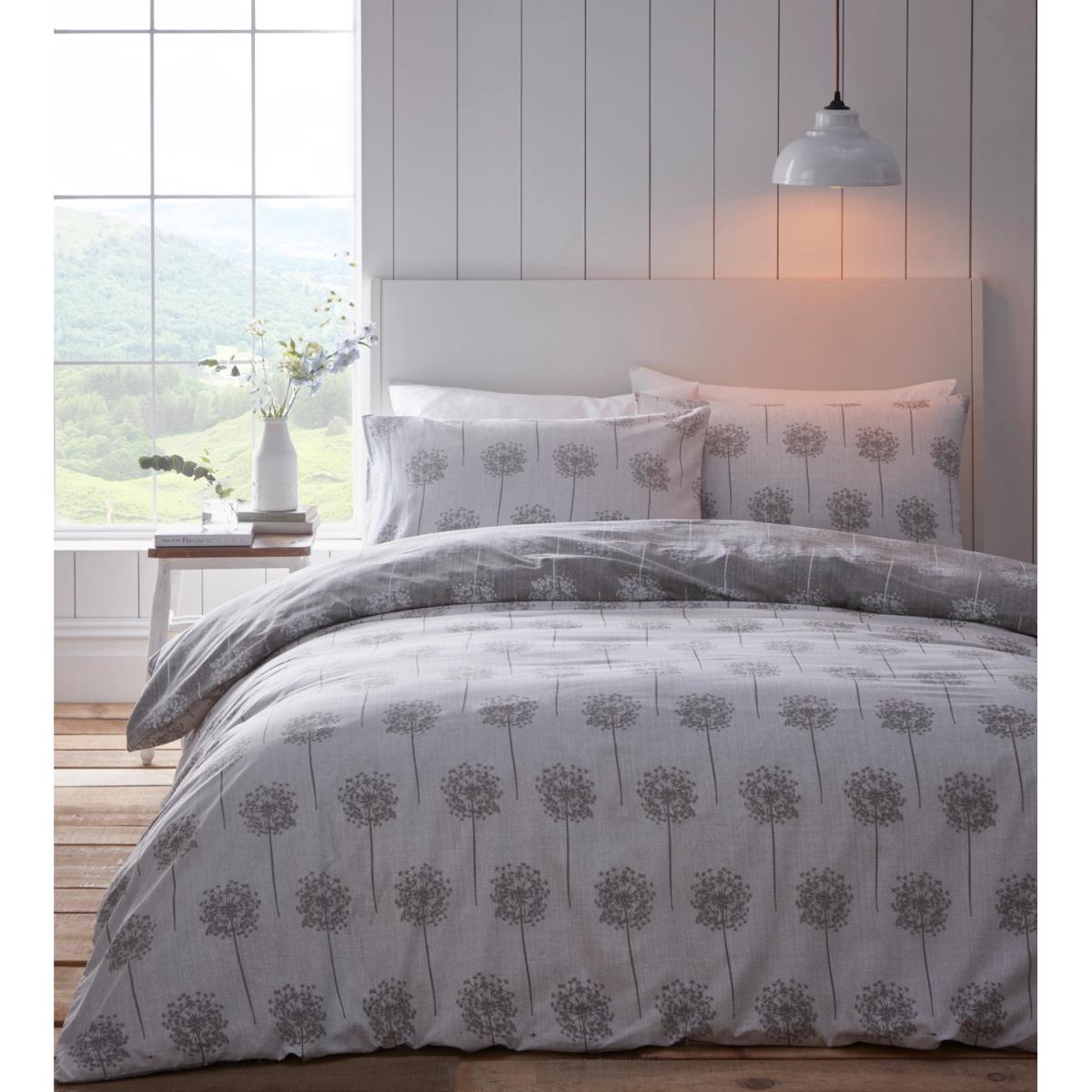 Silhouette Duvet And Pillowcase Set - Grey / King – image 3