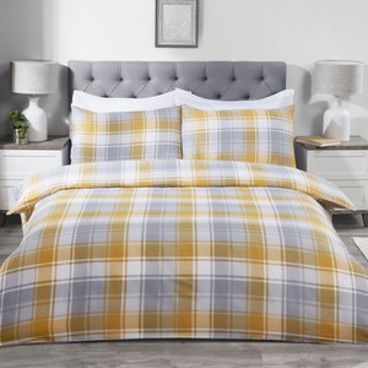Mckinley Twinpack Duvet Cover and Pillowcase Set - Heather / King – image 11
