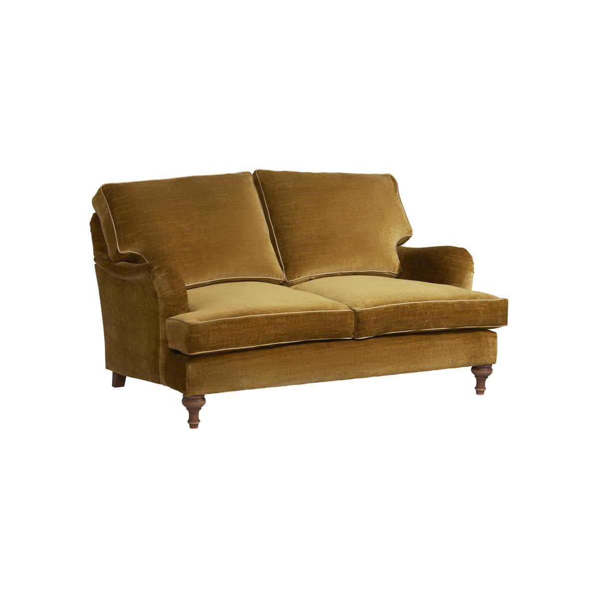 Hamilton 2 Seater Sofa Cushion Back, Gold | Barker & Stonehouse – image 2