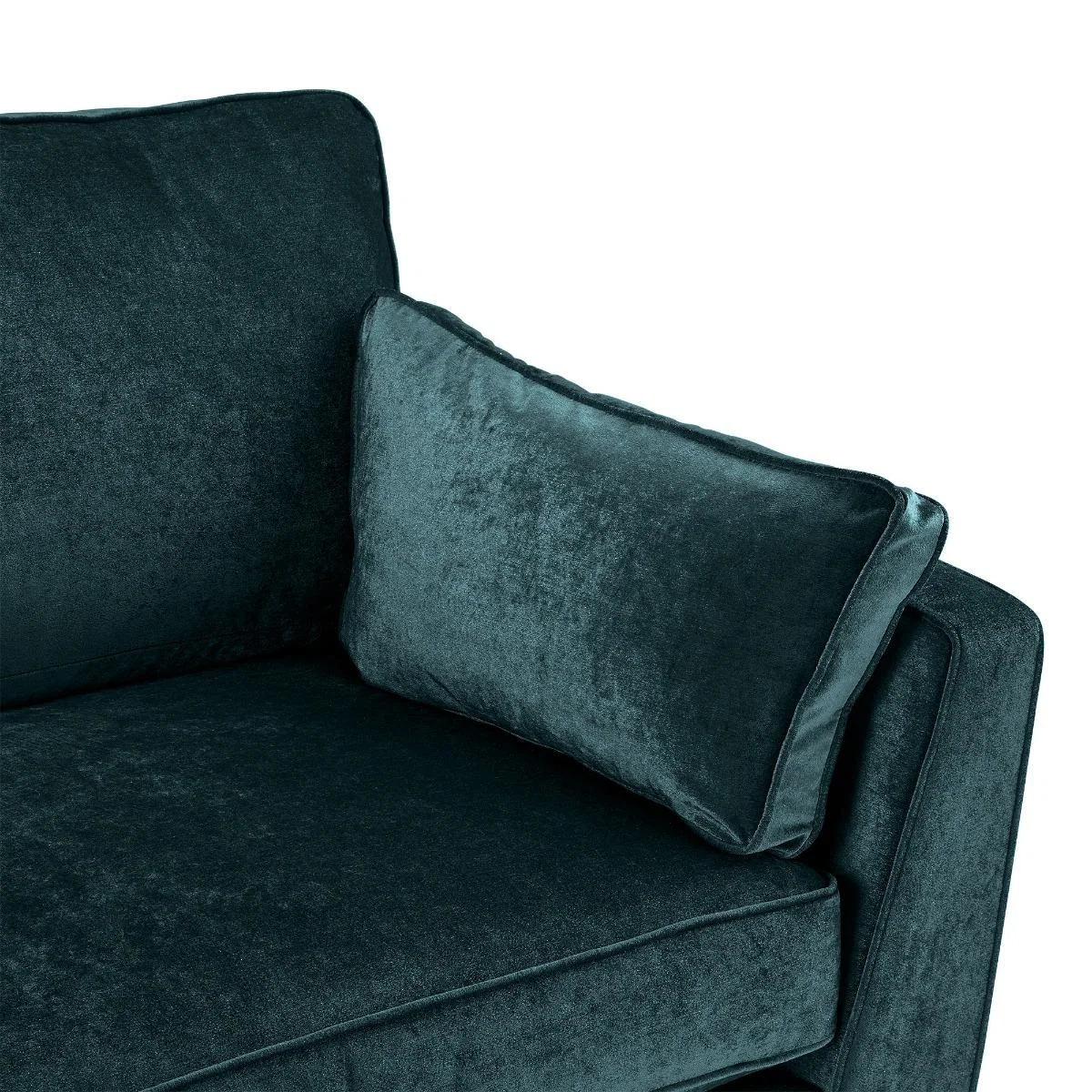 Rene 2 Seater Sofa Without Scatters, Green Fabric | Barker & Stonehouse – image 4