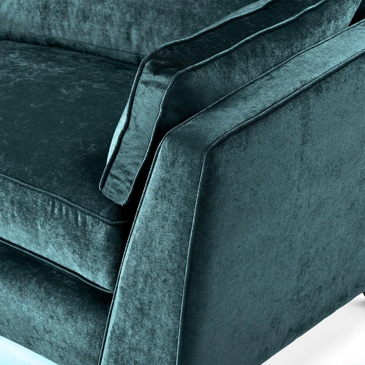 Rene 2 Seater Sofa Without Scatters, Green Fabric | Barker & Stonehouse – image 7