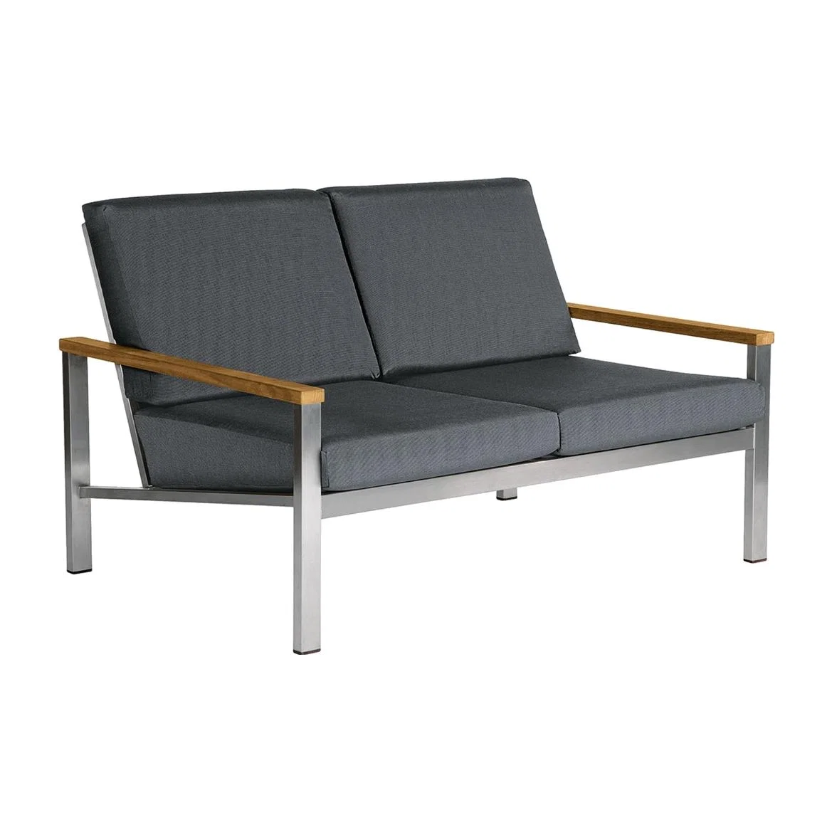Barlow Tyrie Equinox Two Seater Garden Sofa, Grey Fabric | Barker & Stonehouse – image 1