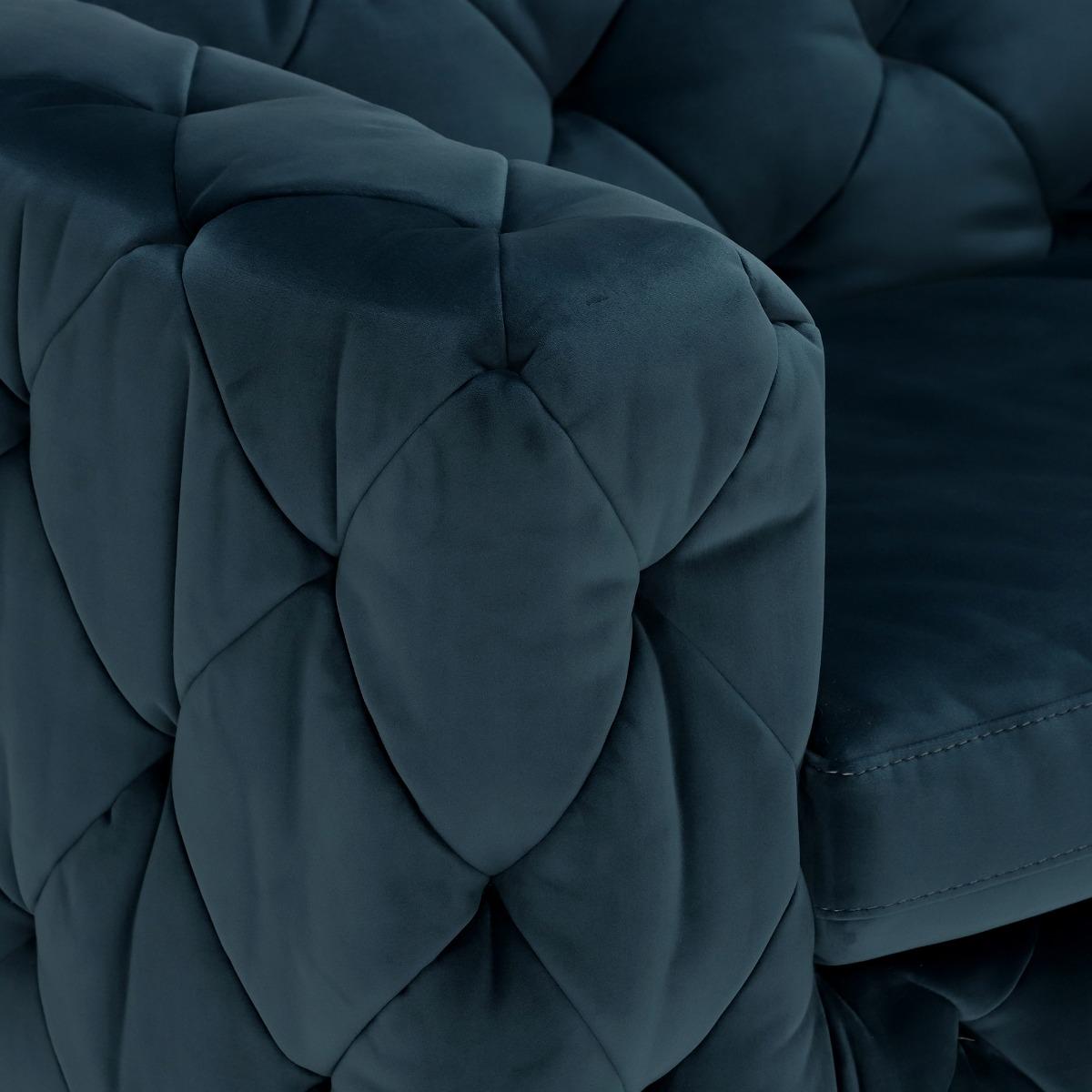 Sophia 2 Seater Velvet Sofa, Teal | Barker & Stonehouse – image 3