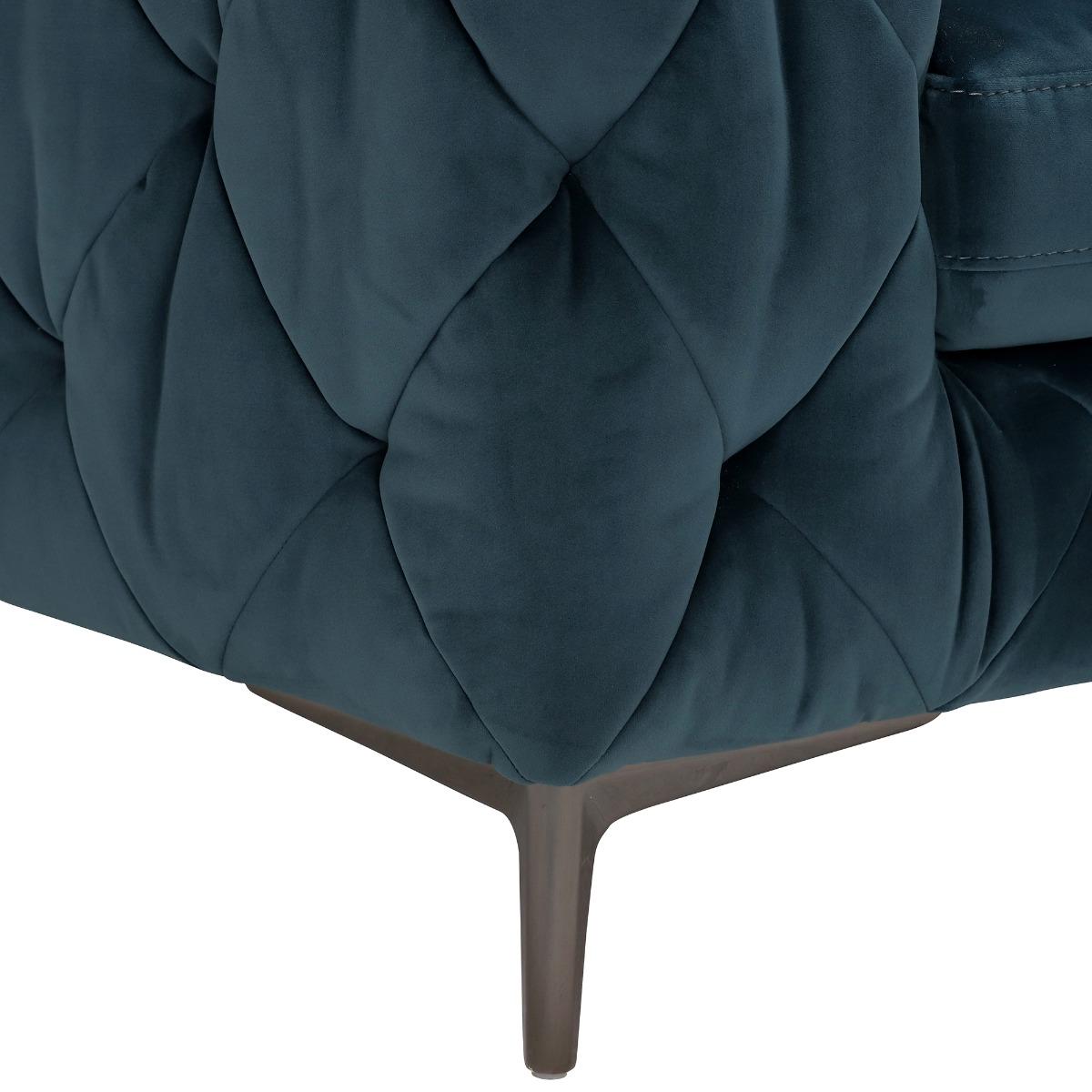 Sophia 2 Seater Velvet Sofa, Teal | Barker & Stonehouse – image 4