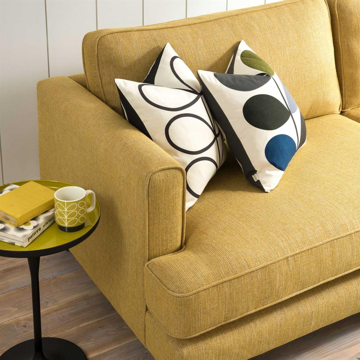 Orla Kiely Willow Small 2 Seater Sofa, Brown Fabric | Barker & Stonehouse – image 4