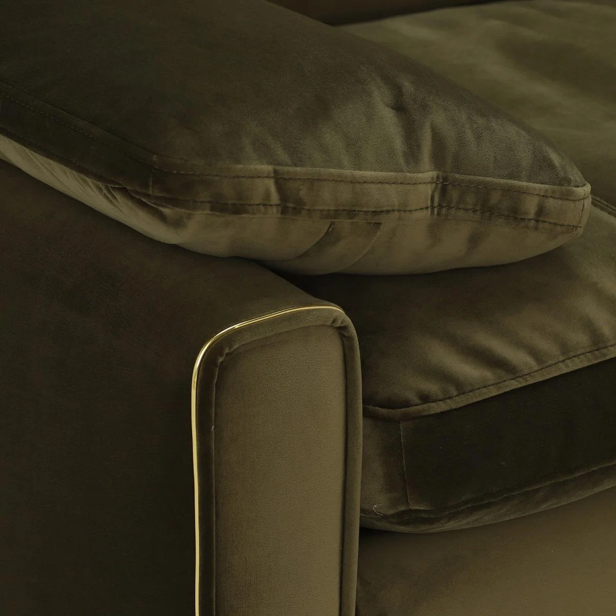Tristan 2 Seater Sofa, Orange Fabric | Barker & Stonehouse – image 3