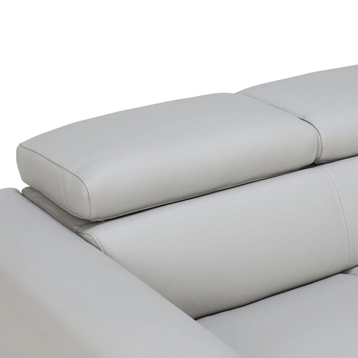 Milan 2 Seater Sofa, Grey Leather | Barker & Stonehouse – image 6