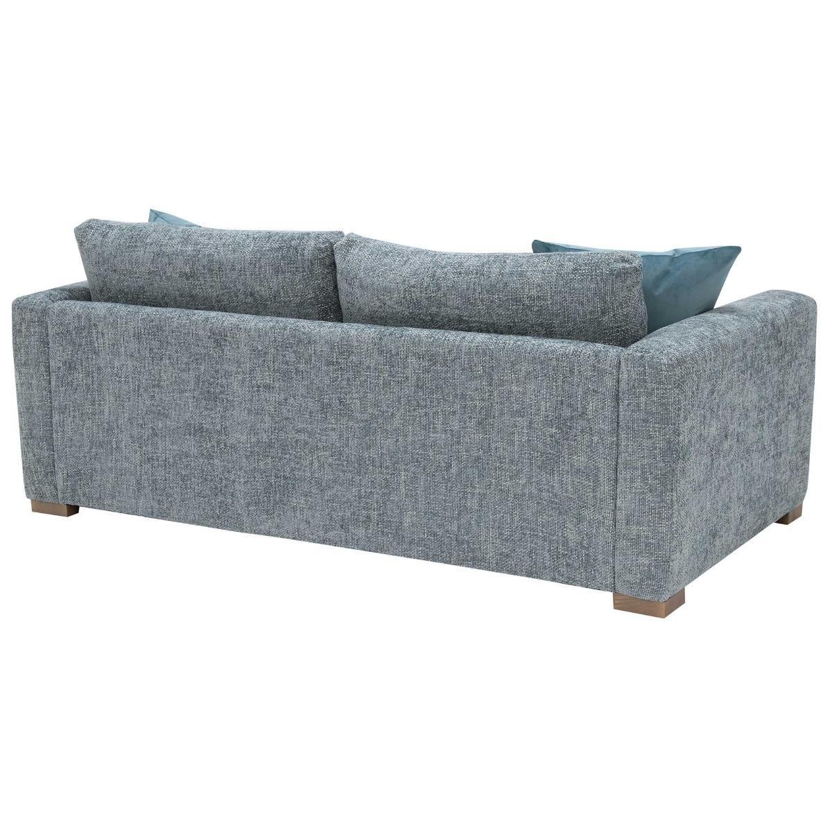 Fontella Small 2 Seater Fabric Sofa - Grey/Blue - W185 x D107 x H83cm - Barker & Stonehouse – image 4