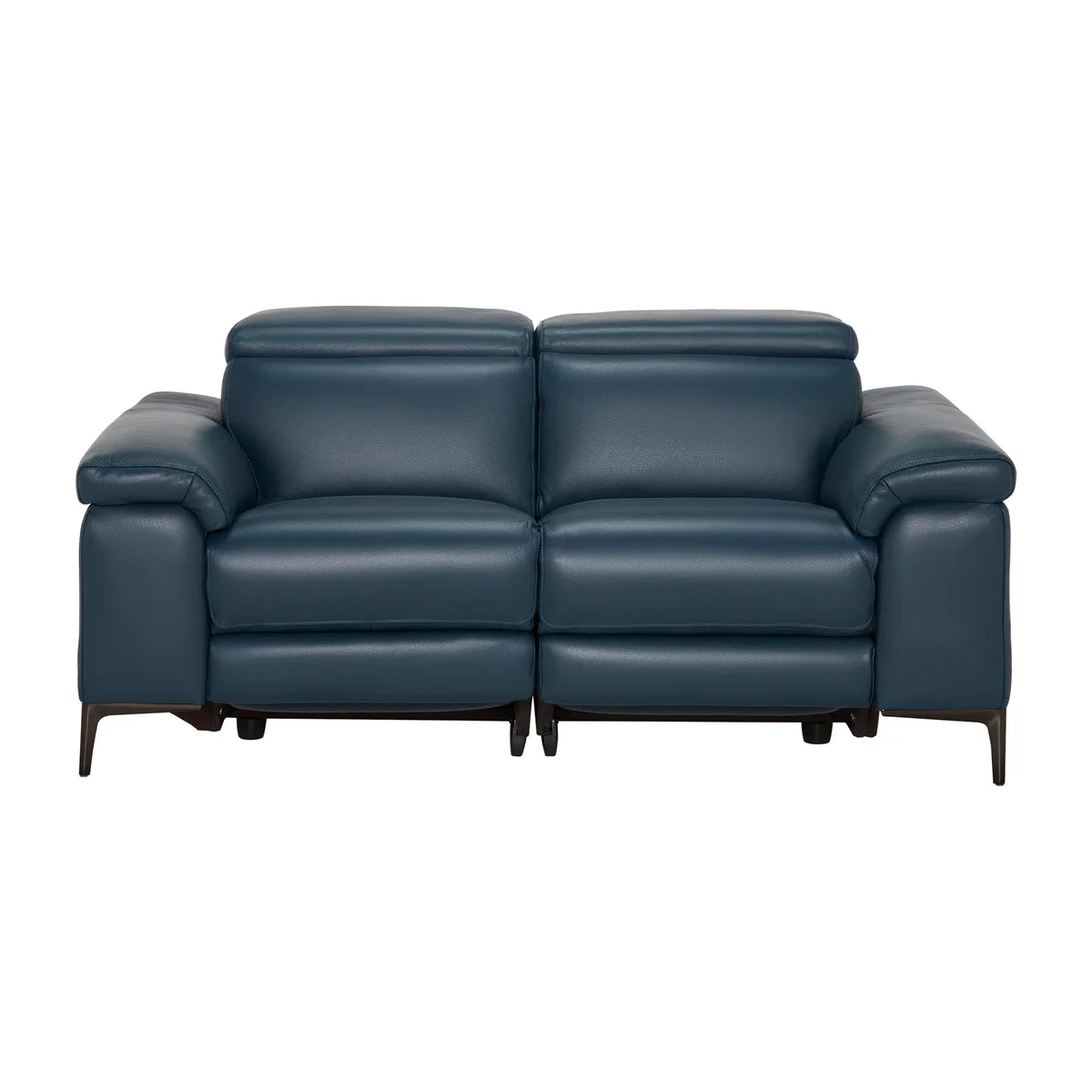 Paolo 2 Seater Electric Recliner Sofa 2 Headrests, Blue | Barker & Stonehouse – image 1