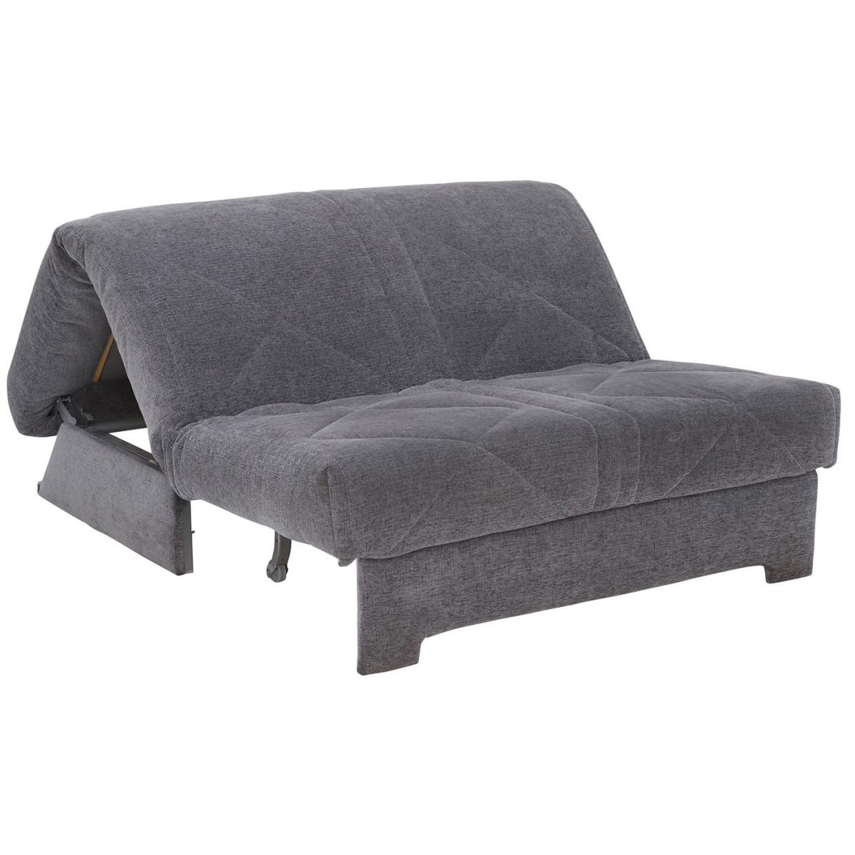 Blaine 140cm 2 Seater Sofabed, Grey Fabric | Barker & Stonehouse – image 5