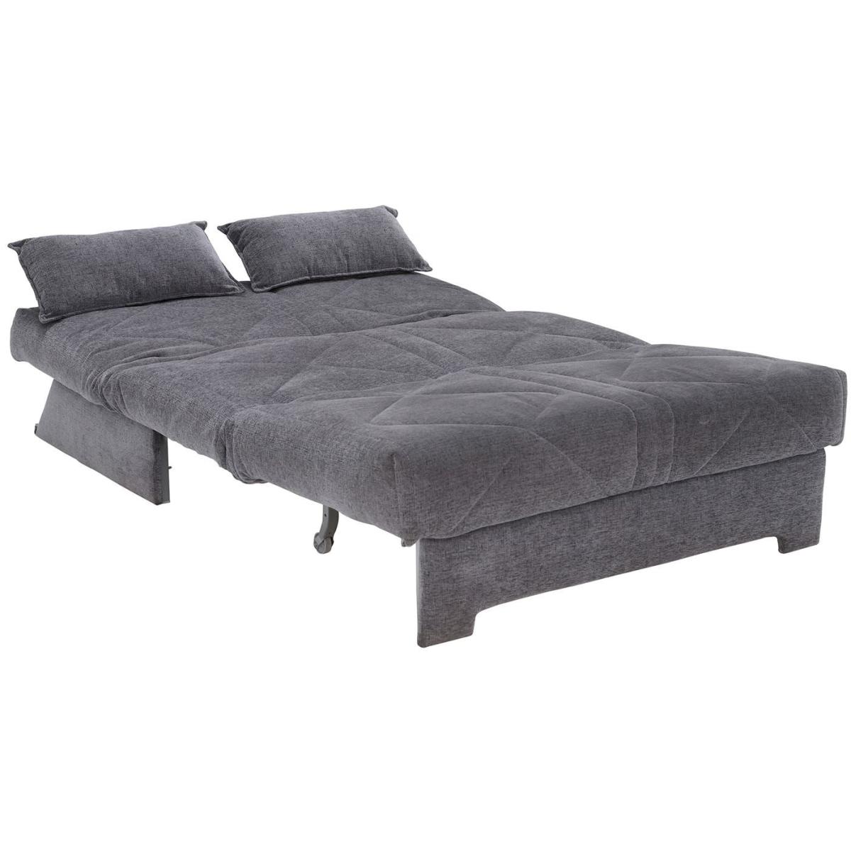 Blaine 140cm 2 Seater Sofabed, Grey Fabric | Barker & Stonehouse – image 7
