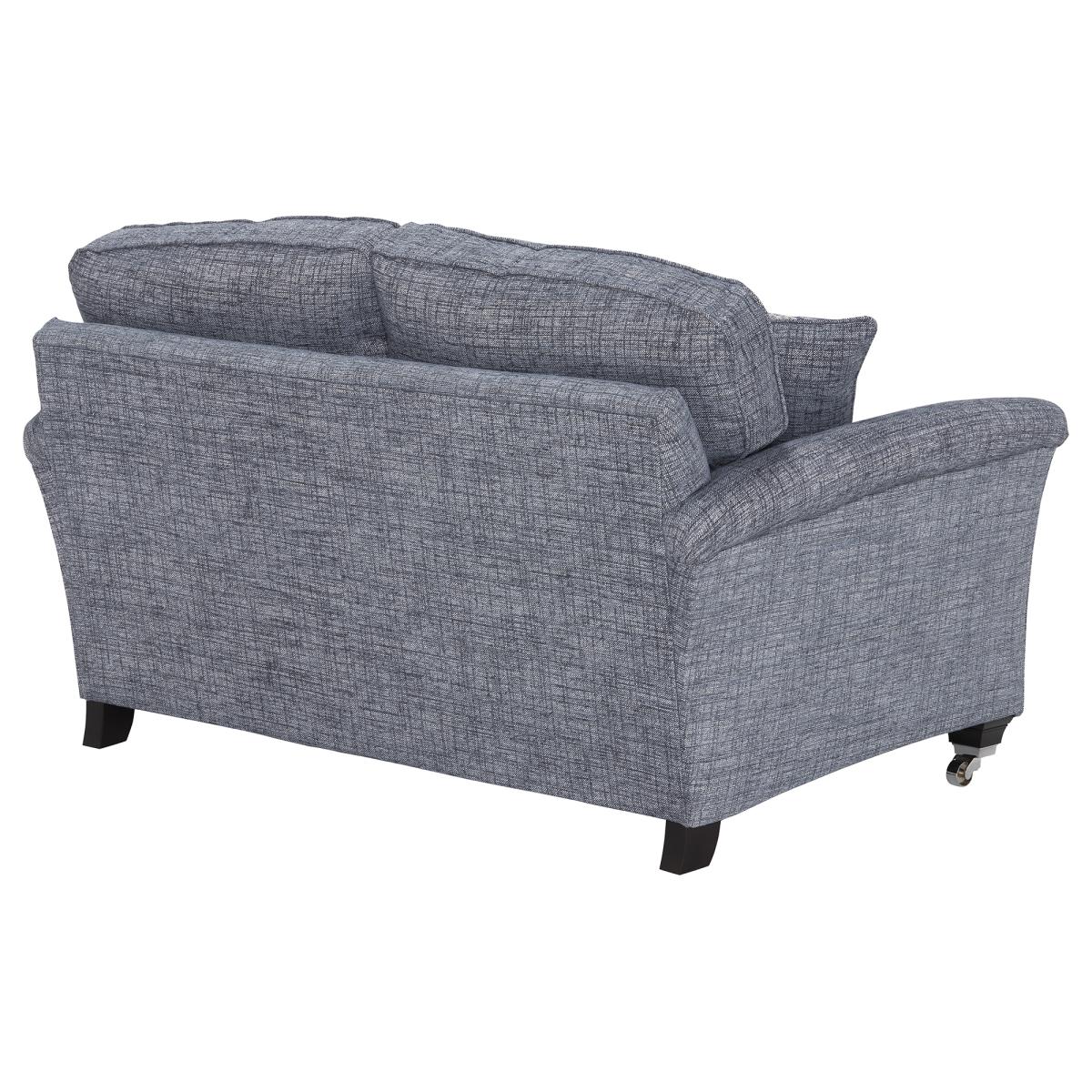 Devonshire 2 Seater Sofa Formal Back, Blue Fabric | Barker & Stonehouse – image 7