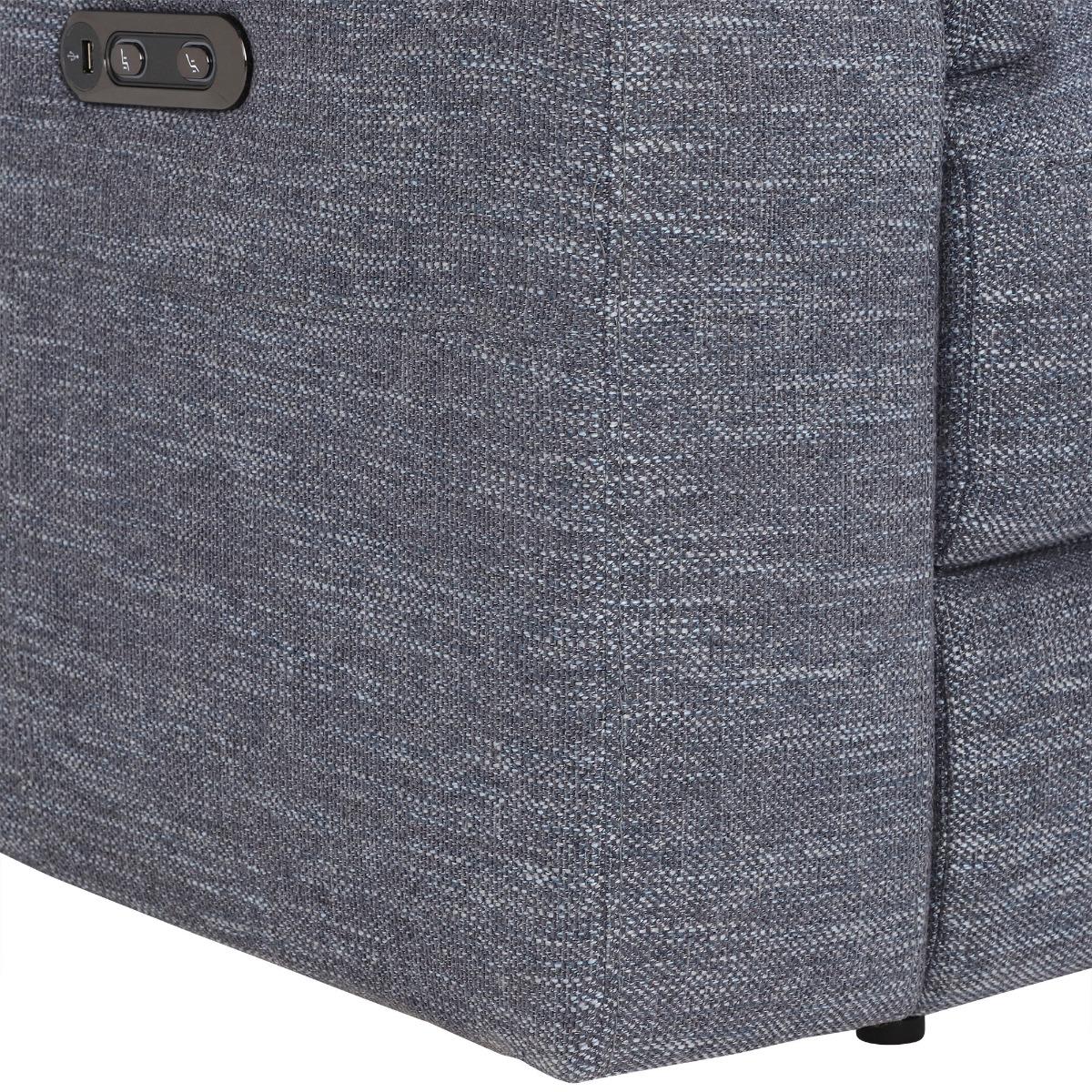 Clark 2 Seater Motion Recliner, Blue Fabric | Barker & Stonehouse – image 4