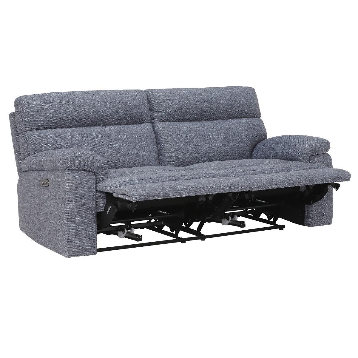 Clark 2 Seater Motion Recliner, Blue Fabric | Barker & Stonehouse – image 6