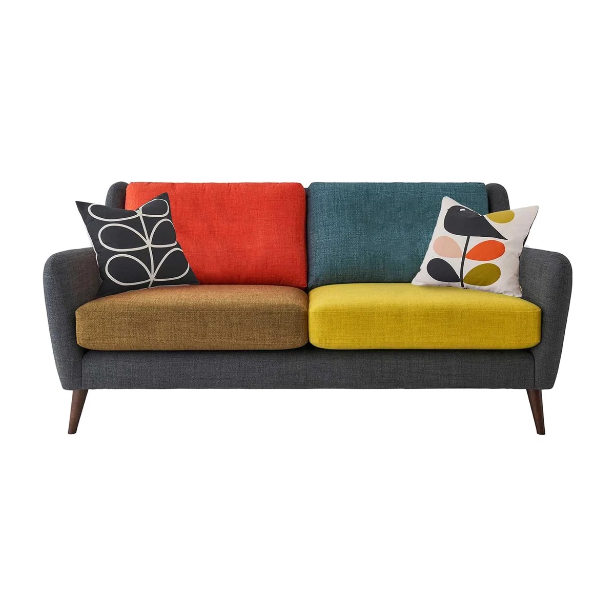 Orla Kiely Fern Large 2 Seater Sofa, 776 Fabric | Barker & Stonehouse – image 1