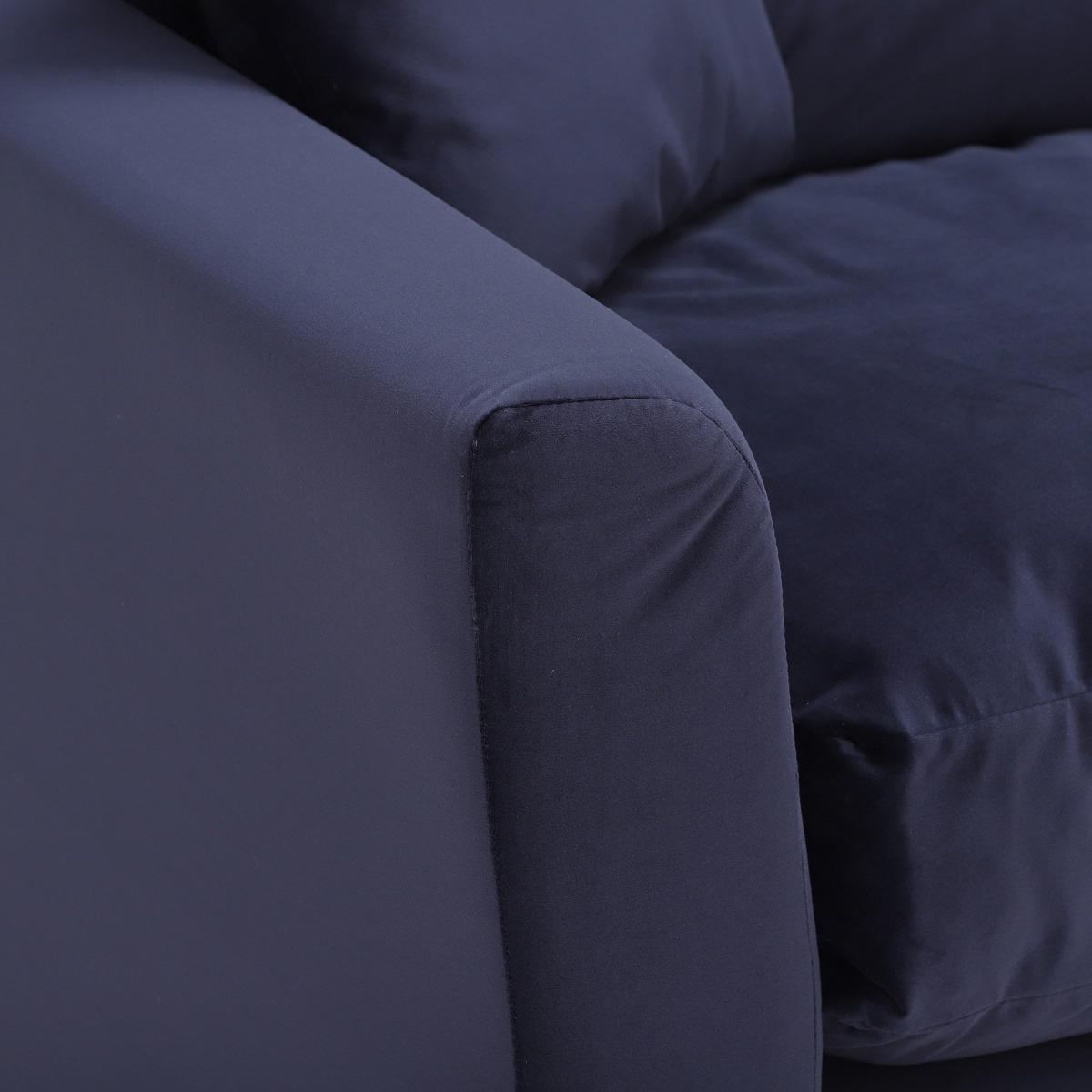 Taylor 2 Seater Sofa, Blue Fabric | Barker & Stonehouse – image 3