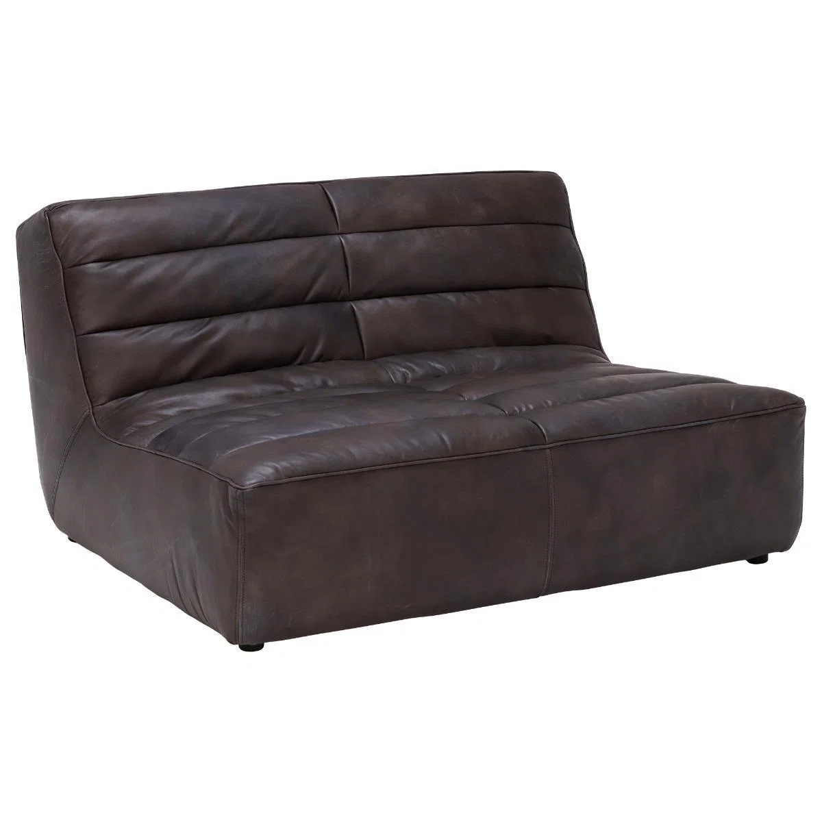 Timothy Oulton Leather Shabby 2 Seater Sofa – image 2