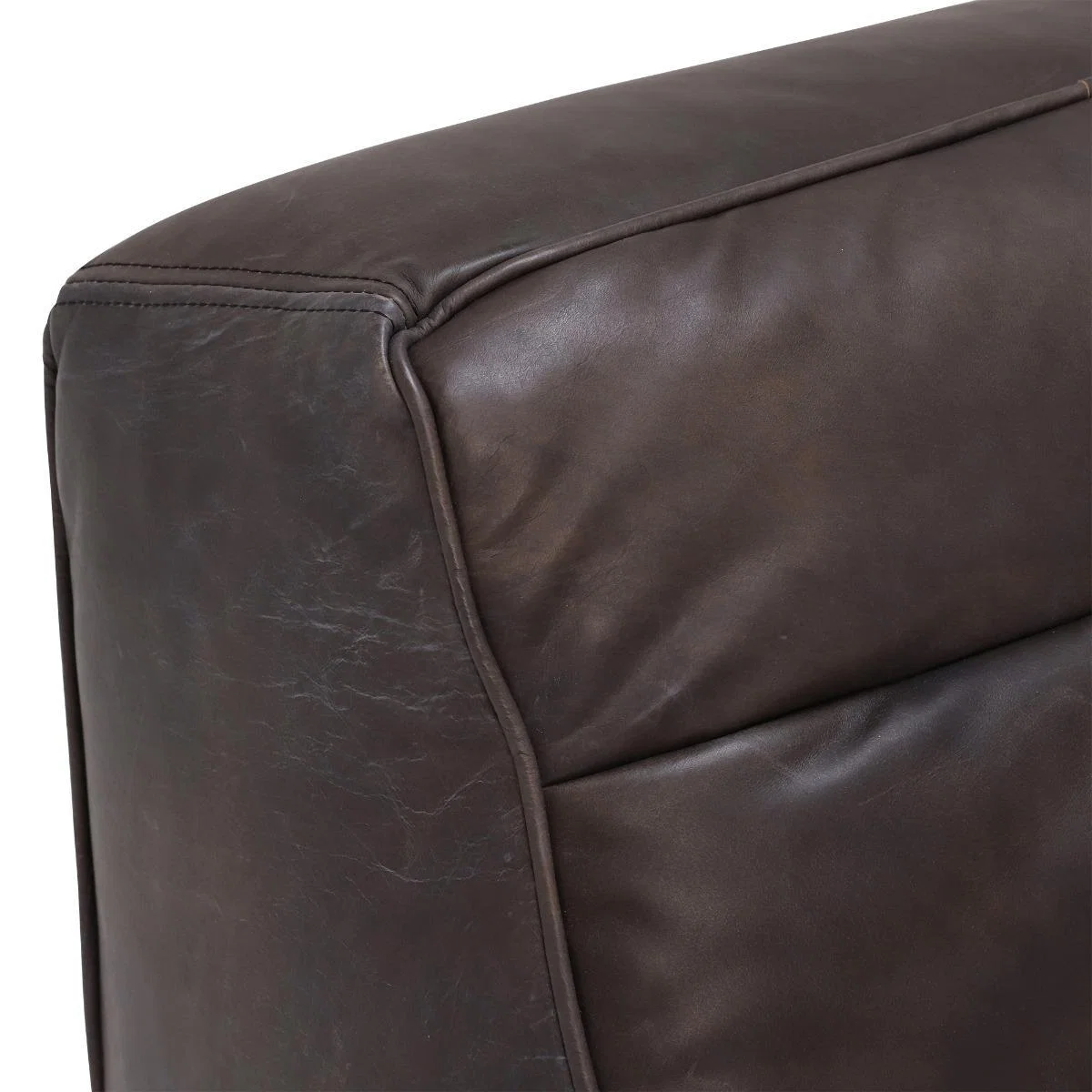 Timothy Oulton Leather Shabby 2 Seater Sofa – image 3