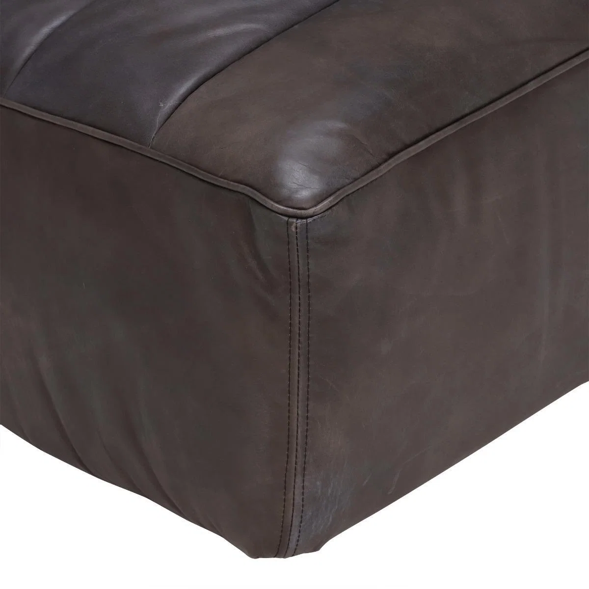 Timothy Oulton Leather Shabby 2 Seater Sofa – image 4
