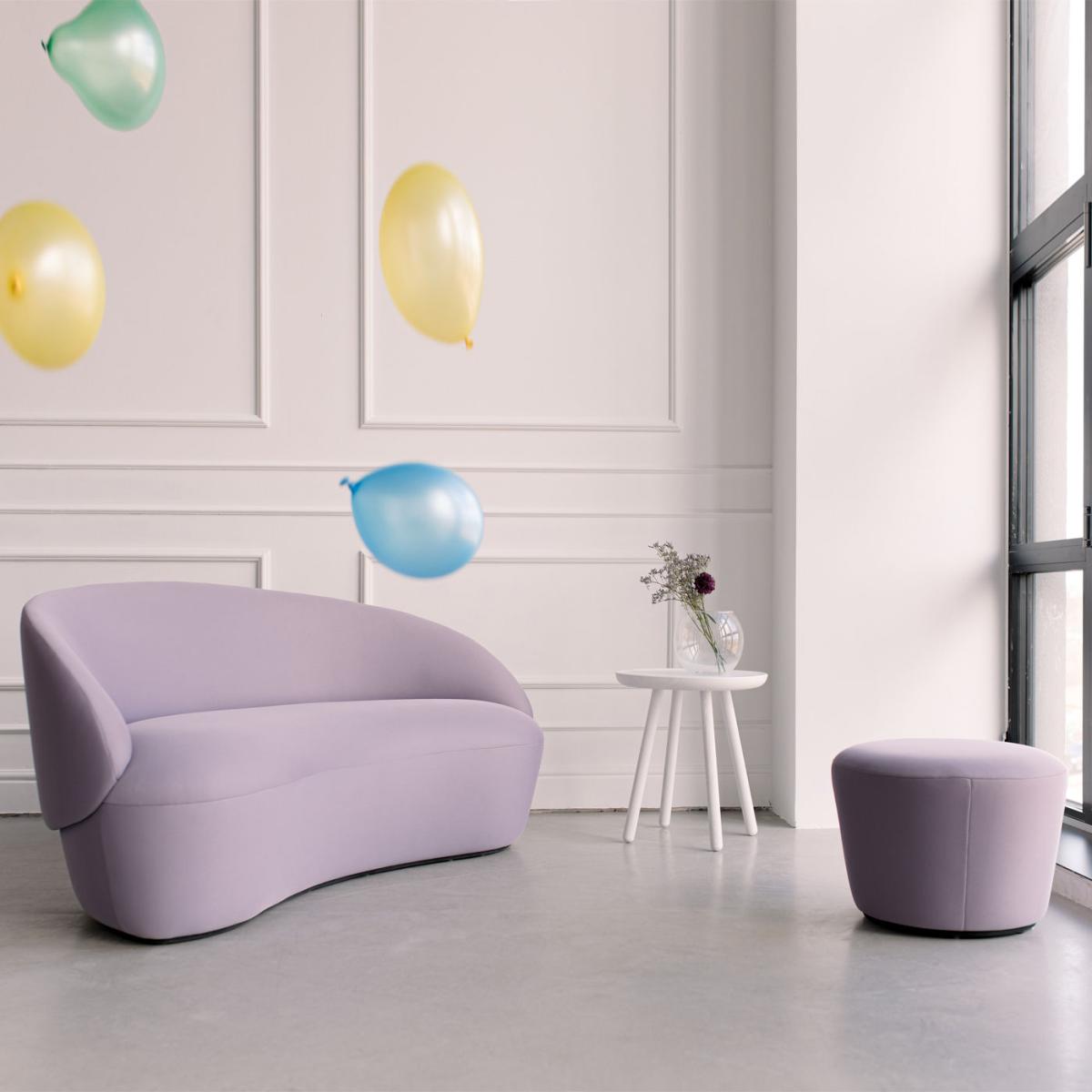 Lilac Naïve Sofa Gabriel Harlequine - 2 Seater – image 7