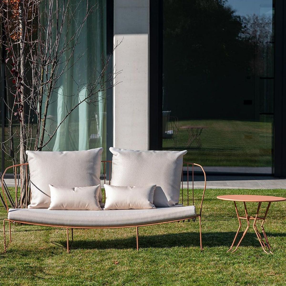 Peach Bolonia Sofa – image 2