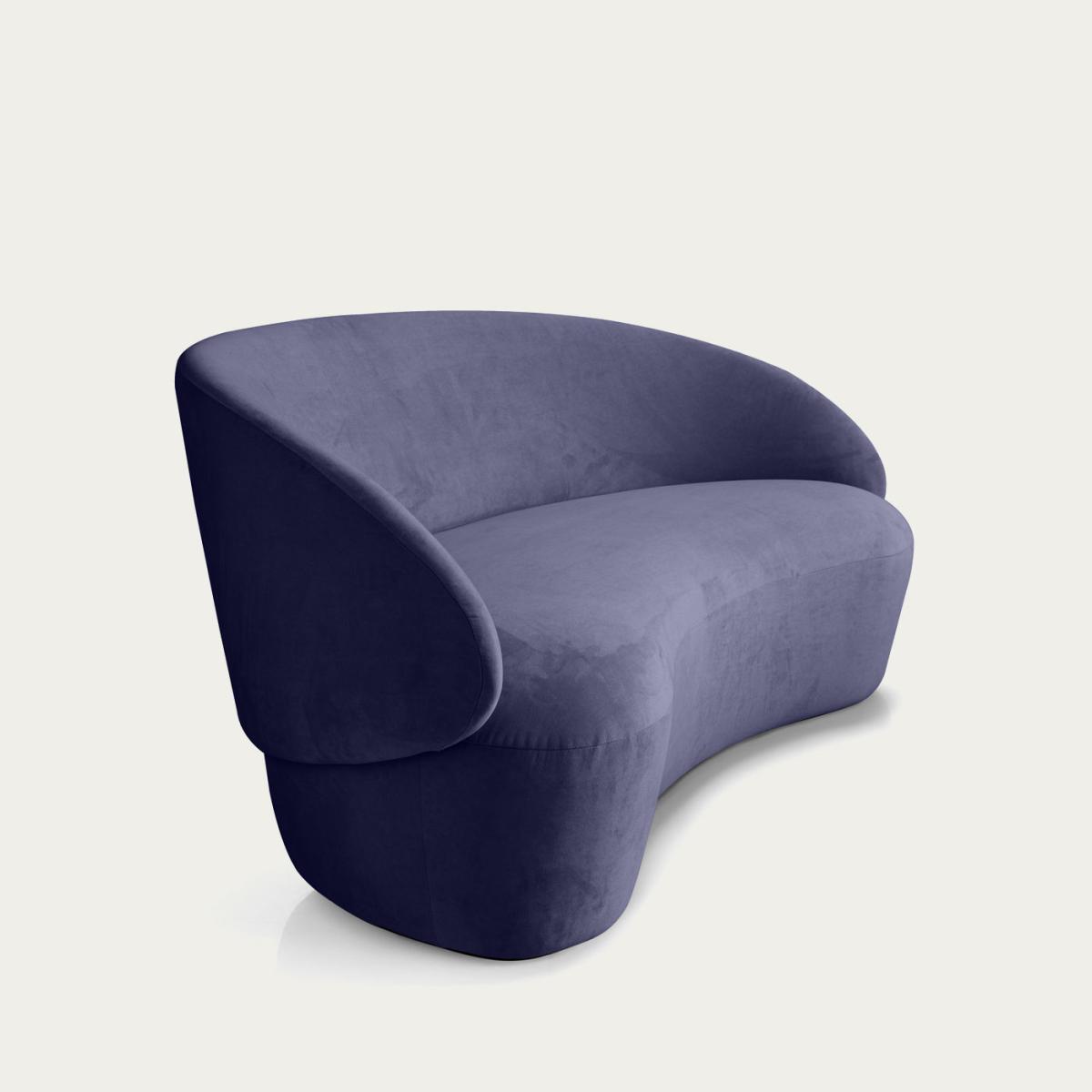 Blue Naïve Sofa Velvet Textum Avelina - 2 Seater – image 2