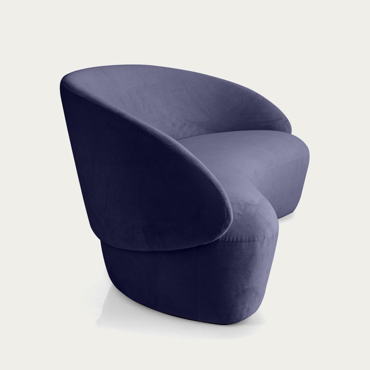 Blue Naïve Sofa Velvet Textum Avelina - 2 Seater – image 3