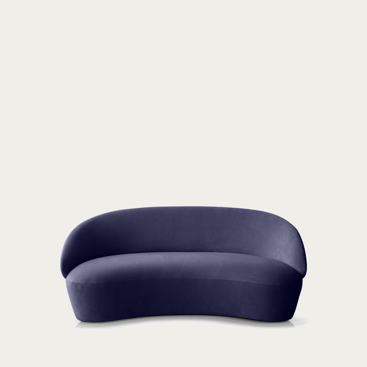 Blue Naïve Sofa Velvet Textum Avelina - 2 Seater – image 1