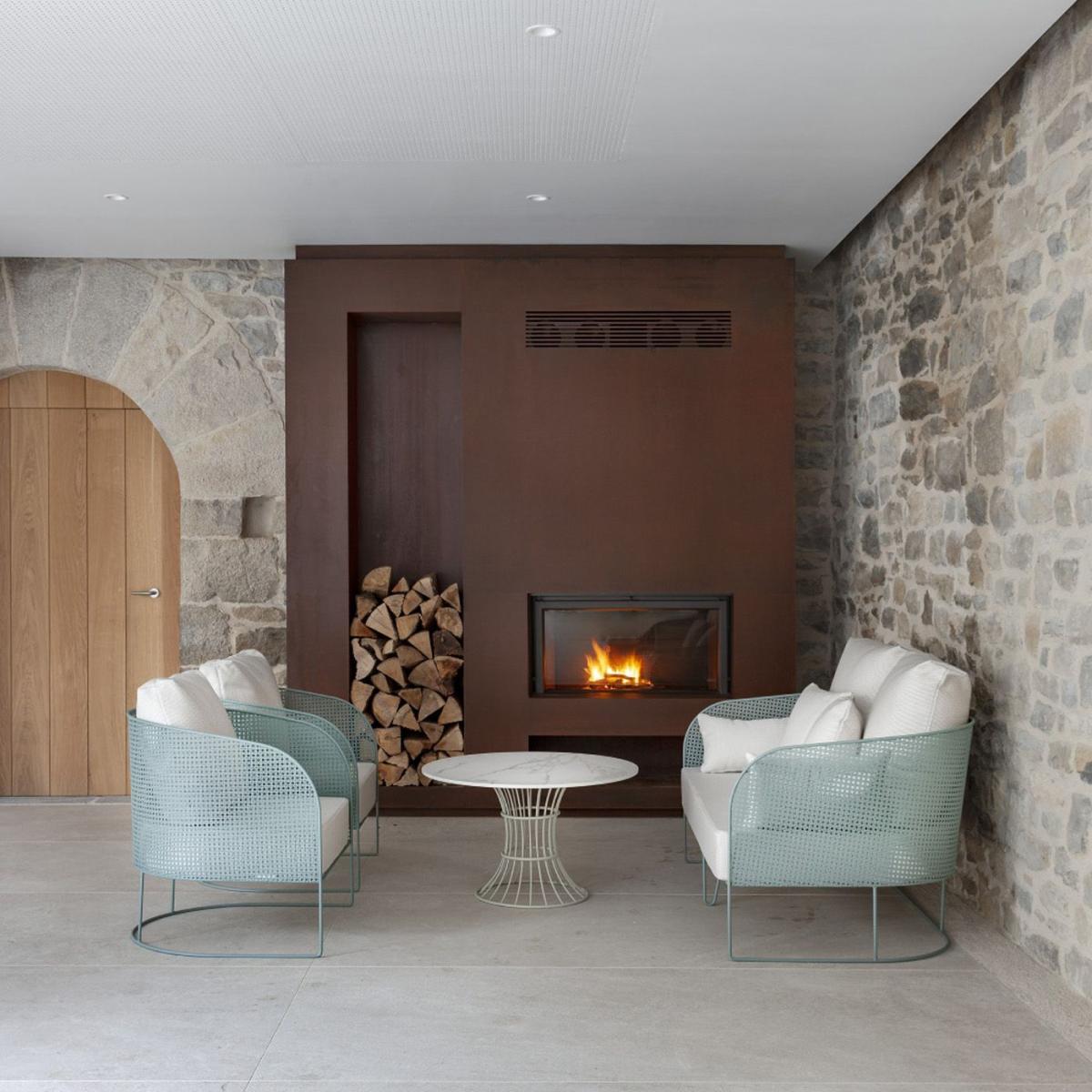 Blue/Grey Arena Sofa – image 2