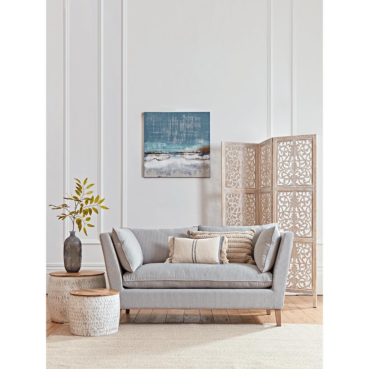 Biscay Striped Sofa